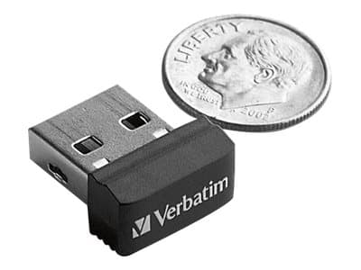 Verbatim Store 'n' Stay USB Drive - USB-flashstasjon - 16 GB - USB 2.0 - svart