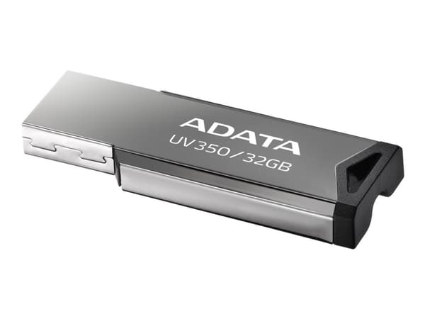 ADATA UV350 - USB-flashstasjon - 32 GB - USB 3.2 Gen 1 - sølv Sølv