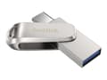 Pikkukuva 4 / 5: SanDisk Ultra Dual Drive Luxe, 512 GB, USB Type-A / USB Type-C, 3.2 Gen 1 (3.1 Gen 1), 150 MB/s, Taittuva, Ruostumaton teräs