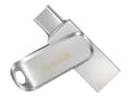 Pikkukuva 2 / 5: SanDisk Ultra Dual Drive Luxe, 512 GB, USB Type-A / USB Type-C, 3.2 Gen 1 (3.1 Gen 1), 150 MB/s, Taittuva, Ruostumaton teräs
