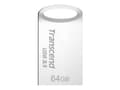 Miniatyrbild 5 av 5: Transcend JetFlash 710 - USB flash-enhet - 64 GB - USB 3.1 - silver