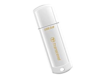 Transcend JetFlash 730 - USB flash-enhet - 128 GB - USB 3.0 - vit Vit