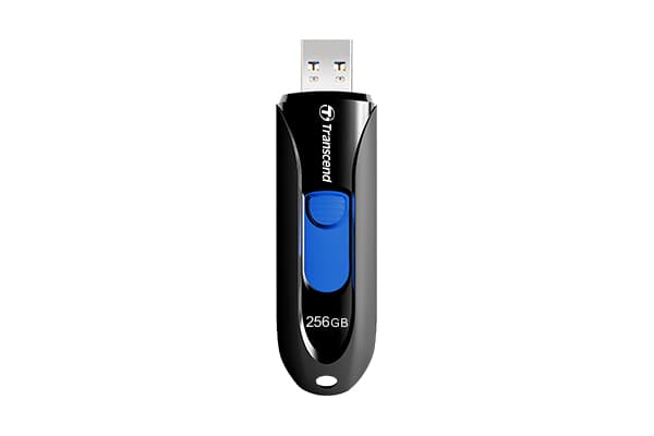 Transcend JetFlash 790 - USB-flashstasjon - 256 GB - USB 3.1 Gen 1 - svart