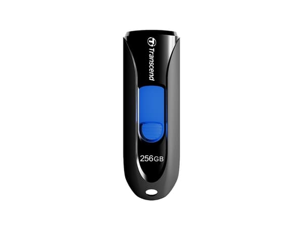 Transcend JetFlash 790 - USB-flashstasjon - 256 GB - USB 3.1 Gen 1 - svart