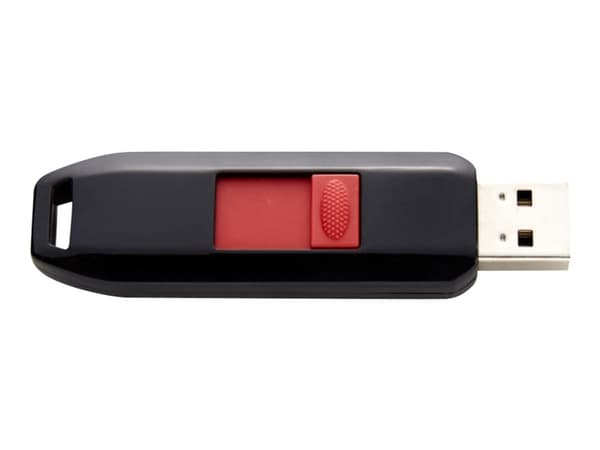 Intenso Business Line - USB-flashstasjon - 8 GB - USB 2.0 - svart, rød Sort, Rød