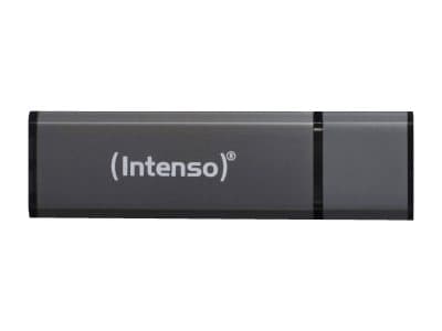 Intenso Alu Line - USB flashdrive - 4 GB - USB 2.0 - antracit (sort)