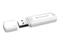 Pikkukuva 1 / 5: Transcend JetFlash 730 64GB USB 3.0, 64 GB, USB A-tyyppi, 3.2 Gen 1 (3.1 Gen 1), Suojus, 8,5 g, Valkoinen