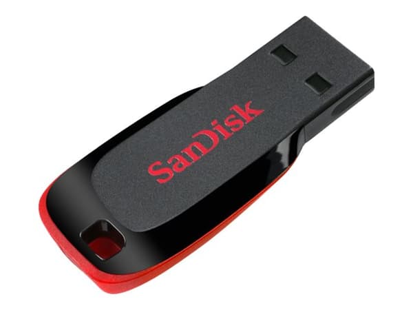 SanDisk Cruzer Blade - USB flash-stasjon - 16 GB - USB 2.0