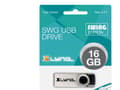 Miniatyrbild 3 av 5: xlyne Swing 16GB, 16 GB, USB Type-A, 2.0, 8 MB/s, Sväng, Svart, Rostfritt stål