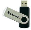 Miniatyrbild 1 av 5: xlyne Swing 16GB, 16 GB, USB Type-A, 2.0, 8 MB/s, Sväng, Svart, Rostfritt stål