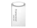Pikkukuva 1 / 5: Transcend JetFlash elite 720, 8 GB, USB A-tyyppi, 3.2 Gen 1 (3.1 Gen 1), Ilman suojusta, 3,3 g, Hopea