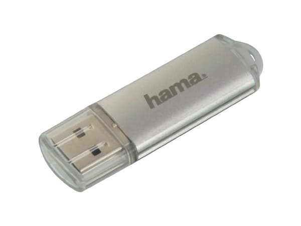 Hama Laeta FlashPen, USB 2.0, 128GB, 128 GB, USB A-tyyppi, 2.0, 10 MB/s, Suojus, Hopea