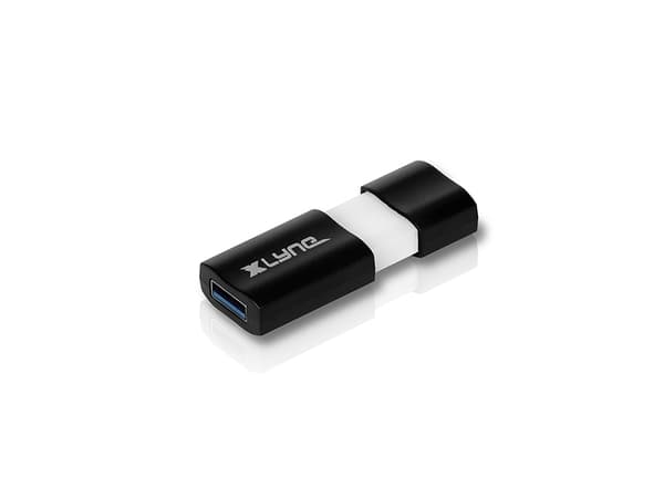 xlyne 7951200, 512 GB, USB Typ-A, 3.2 Gen 1 (3.1 Gen 1), 60 MB/s, Glide, Sort, Hvid