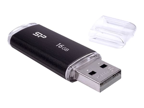 Silicon Power Ultima U02 USB-minnepenn 16 GB USB Type-A 2.0 Sort Sort