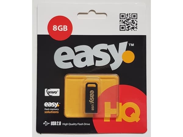 IMRO EASY/8GB, 8 GB, USB Type-A, 2.0, 82 MB/s, Uten lokk, Svart