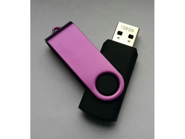 IMRO AXIS/128G USB, 128 GB, USB Type-A, 2.0, 10 MB/s, Sväng, Violett