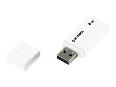 GOODRAM UME2 - USB-flashstasjon - 8 GB - USB 2.0 - hvit Hvit