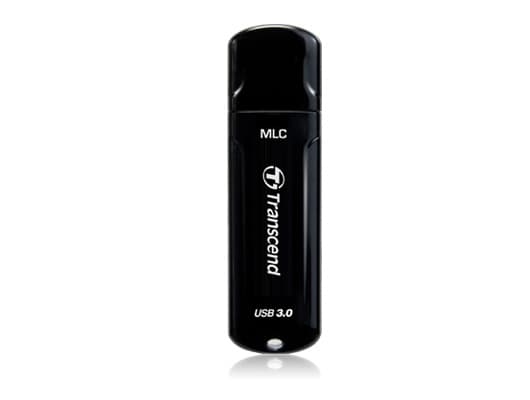 Transcend JetFlash Endurance Series 750 - USB flash-enhet - 16 GB - USB 3.0 - pianosvart