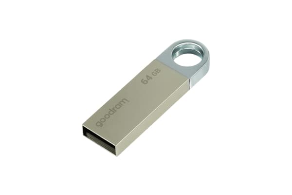 Goodram UUN2 USB-minnepenn 64 GB USB Type-A 2.0 Sølv Sølv