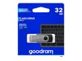 Pikkukuva 3 / 5: Goodram 32GB USB 2.0, 32 GB, 2.0, USB Type-A connector, 20 MB/s, Sväng, Svart, Silver