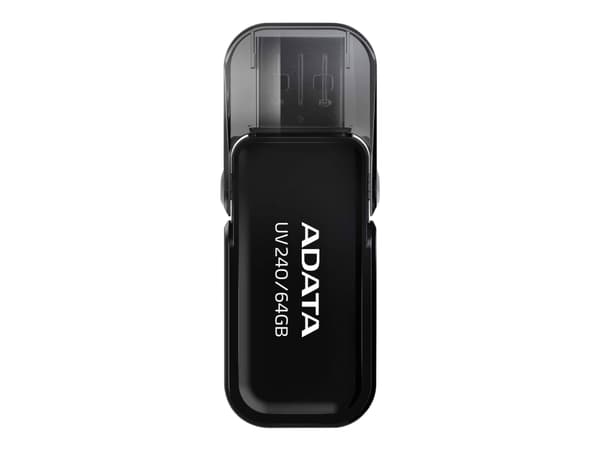 ADATA UV240 - USB flashdrive - 64 GB - USB 2.0 - sort
