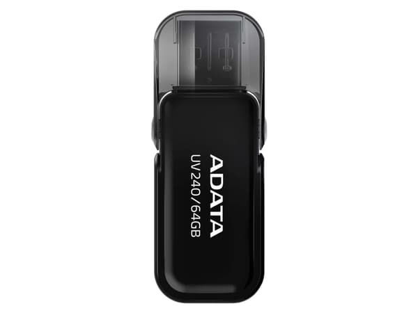 ADATA UV240 - USB flashdrive - 64 GB - USB 2.0 - sort