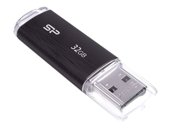 Silicon Power Ultima U02 USB-minnepenn 32 GB USB Type-A 2.0 Sort Sort