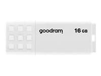 GOODRAM UME2 - USB flash-enhet - 16 GB - USB 2.0 - vit