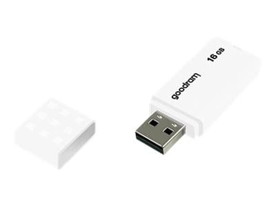 GOODRAM UME2 - USB-flashstasjon - 16 GB - USB 2.0 - hvit Hvit