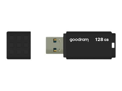 Goodram UME3, 128 GB, USB A-tyyppi, 3.2 Gen 1 (3.1 Gen 1), 60 MB/s, Suojus, Musta