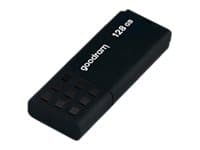 Goodram UME3, 128 GB, USB A-tyyppi, 3.2 Gen 1 (3.1 Gen 1), 60 MB/s, Suojus, Musta
