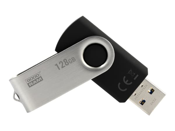 Goodram UTS3 USB-muisti 128 GB USB A-tyyppi 3.2 Gen 1 (3.1 Gen 1) Musta musta