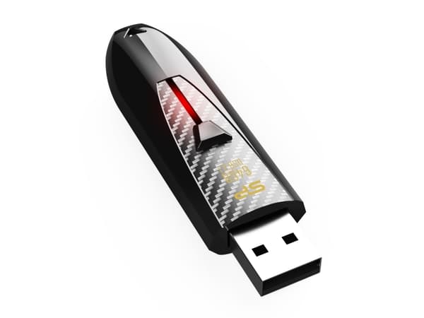 SILICON POWER Blaze B25 - USB-flashstasjon - 32 GB - USB 3.1 Gen 1 - svart