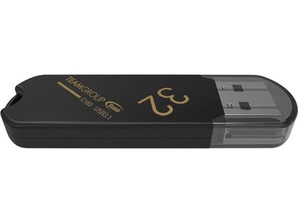 Team C183 - USB flash-enhet - 32 GB - USB 3.1 Gen 1 - svart