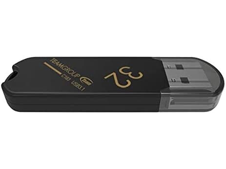 Team C183 - USB flash-enhet - 32 GB - USB 3.1 Gen 1 - svart