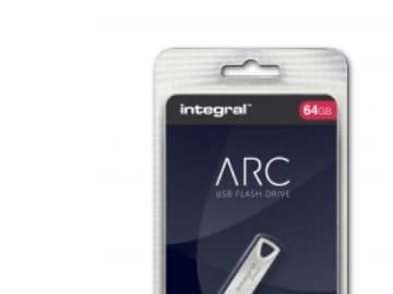 Integral Metal ARC - USB-flashstasjon - 64 GB - USB 2.0
