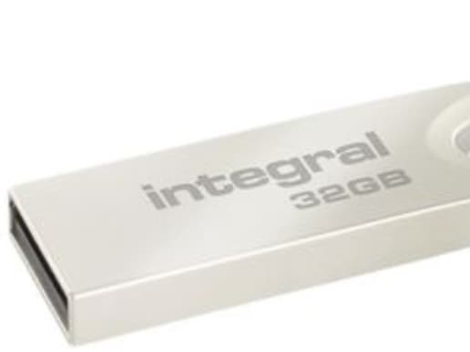 Integral 32GB USB2.0 DRIVE ARC METAL, 32 GB, USB A-tyyppi, 2.0, 12 MB/s, Ilman suojusta, Hopea