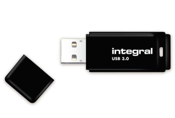 Integral - USB-flashstasjon - 64 GB - USB 3.0 - svart