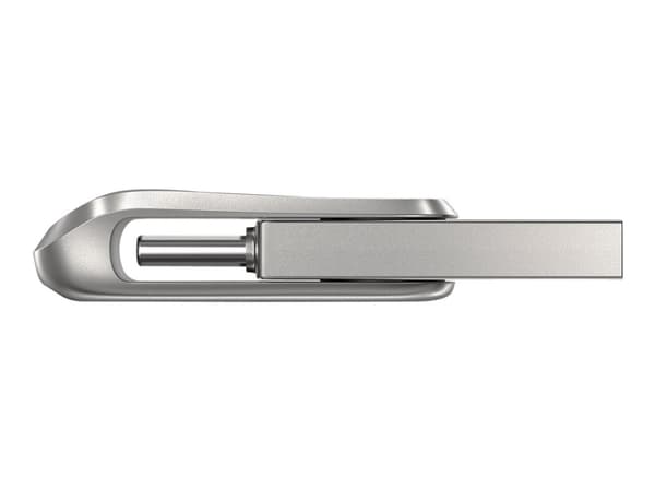 SanDisk Ultra Dual Drive Luxe, 128 GB, USB Type-A / USB Type-C, 3.2 Gen 1 (3.1 Gen 1), 150 MB/s, Taittuva, Ruostumaton teräs