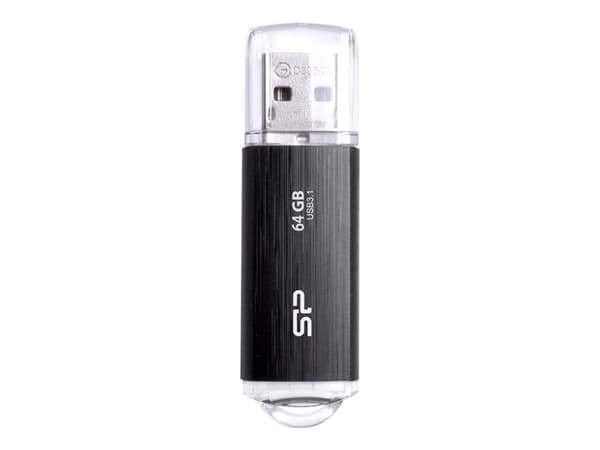 Silicon Power Blaze B02 USB-minnepenn 64 GB USB Type-A 3.2 Gen 1 (3.1 Gen 1) Sort Sort