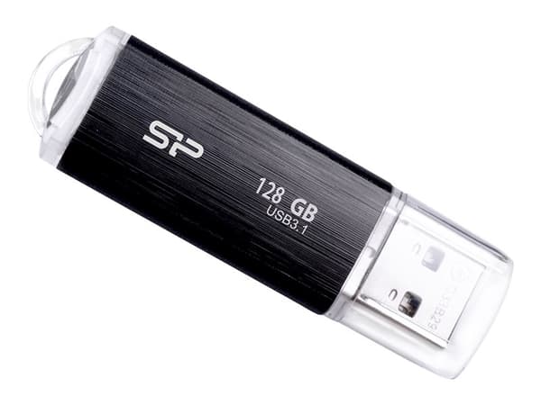 Silicon Power Blaze B02 USB-minnepenn 128 GB USB Type-A 3.2 Gen 1 (3.1 Gen 1) Sort Sort