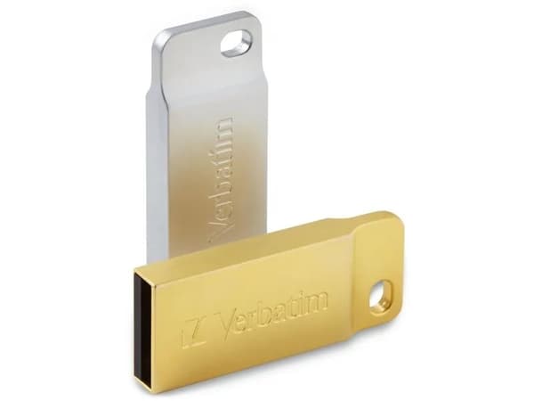 Verbatim Metal Executive - USB flash-enhet - 64 GB - USB 3.0 - guld