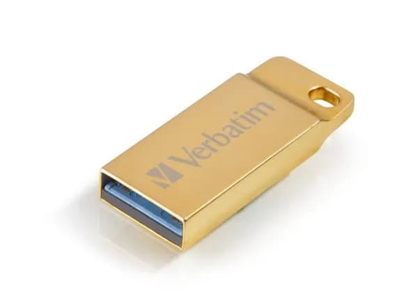 Verbatim Metal Executive - USB flash-enhet - 64 GB - USB 3.0 - guld