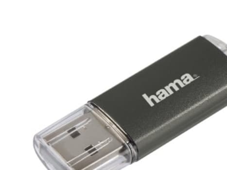Hama FlashPen "Laeta" - USB flash-enhet - 16 GB - USB 2.0 - grå