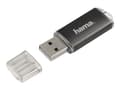 Miniatyrbild 1 av 5: Hama FlashPen "Laeta" - USB flash-enhet - 16 GB - USB 2.0 - grå