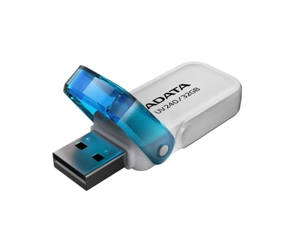 ADATA UV240 - USB flash-enhet - 32 GB - USB 2.0 - vit