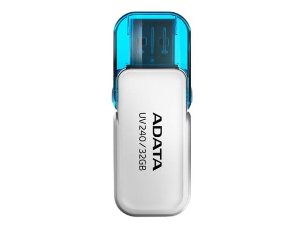 ADATA UV240 - USB flash-enhet - 32 GB - USB 2.0 - vit