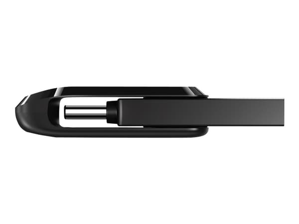 SanDisk Ultra Dual Drive, 128 GB, USB Type-A / USB Type-C, 3.2 Gen 1 (3.1 Gen 1), 150 MB/s, Liuku, Musta, Hopea