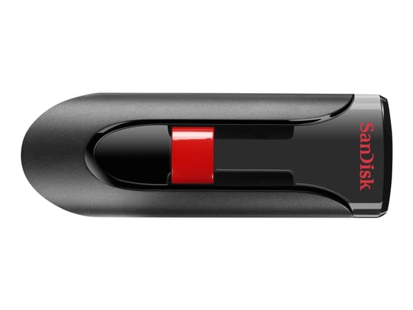 SanDisk Cruzer Glide - USB-flashstasjon - 64 GB - USB 2.0