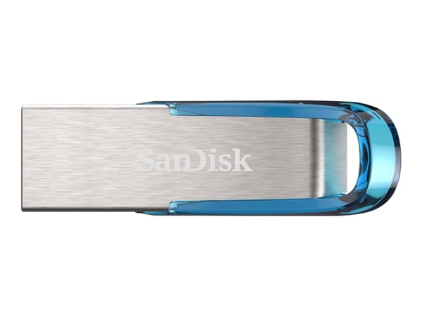SanDisk Ultra Flair - USB-flashstasjon - 32 GB - USB 3.0 - blå